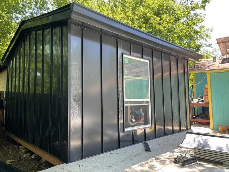 Black standing seam metal wall panels for Metal Roof Installation in Takoma Park