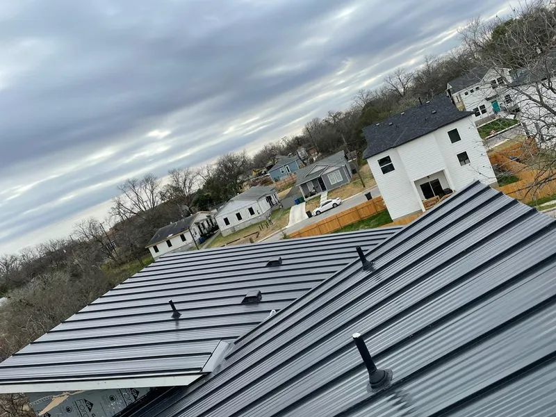 Standing seam metal roof panels with vents for Skylight Repair in Takoma Park